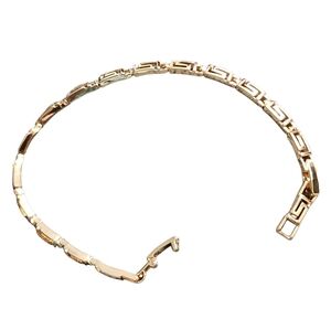 Pretty Bird Jewelry Gold Plated Greek Key Bracelet